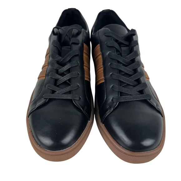 UNLISTED‎ BY KENNETH COLE STAND MIX SNEAKERS IN BLACK COGNAC NWOB MEN'S SIZE 7 - Picture 3 of 11